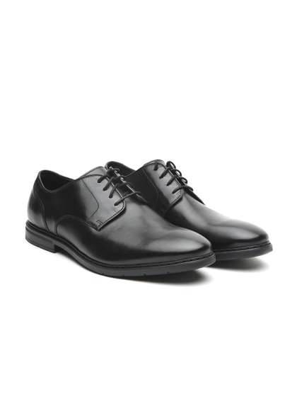clarks mens black shoes