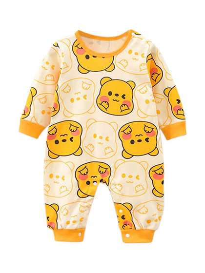 StyleCast Infant Boys
                    Yellow Printed Cotton Romper