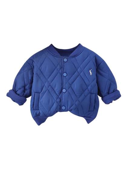 StyleCast Boys Blue
                      Mock Collar Cotton Quilted Jacket