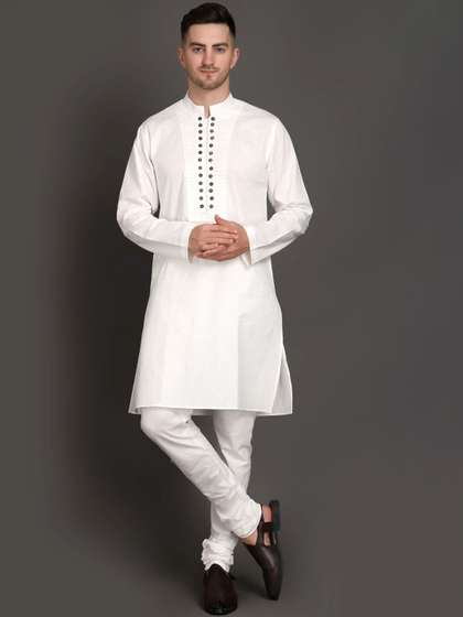 MIDAV Pintucks Yoke Detail Kurta