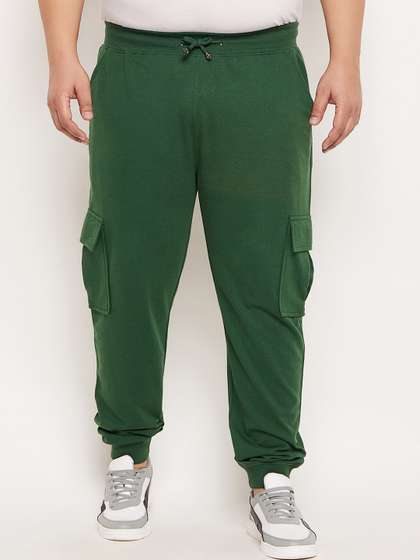 Club York Men Plus Size Regular Fit Mid-Rise Cotton Joggers