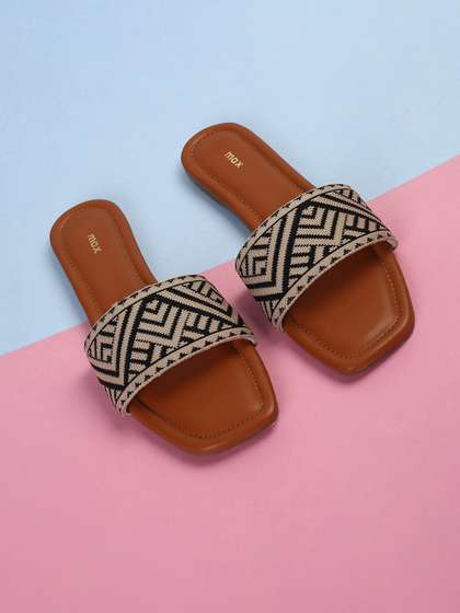 max Printed Open Toe
                        Flats