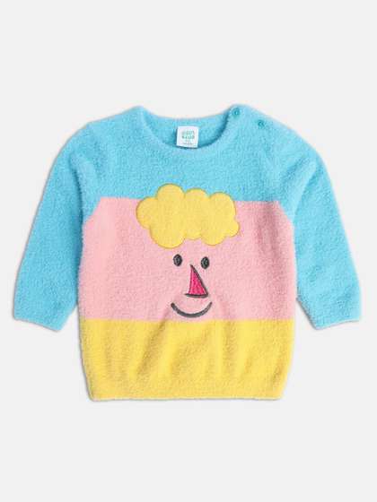 MINI KLUB Girls
                    Colourblocked Pullover Sweaters