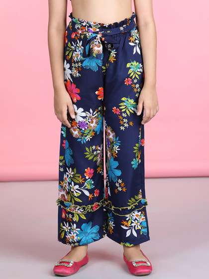 Cutiekins Girls Floral Printed Palazzos