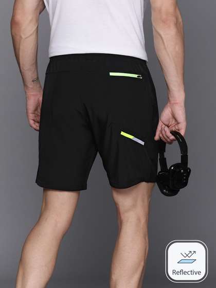 HRX by Hrithik
                        Roshan Men Solid Running Sports Shorts