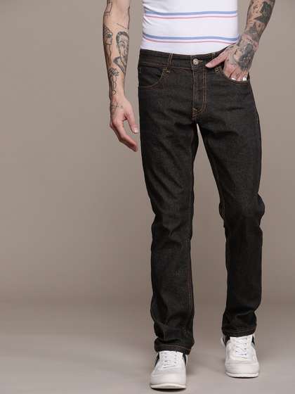 WROGN Men Mid-Rise
                        Regular Fit Stretchable Jeans