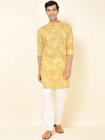 Fabindia Printed Cotton Straight Kurta