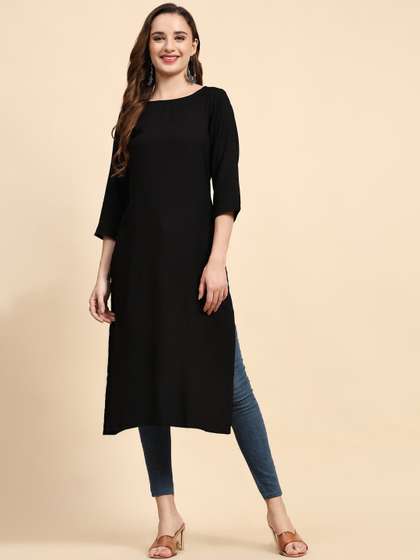 AURIELLA Boat Neck Kurta