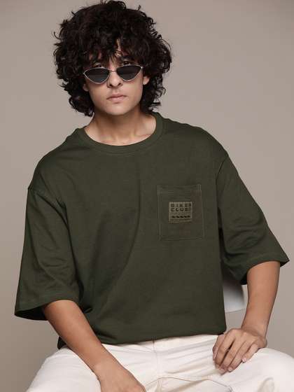 Roadster The Lifestyle Co. Oversized Pure Cotton T-shirt