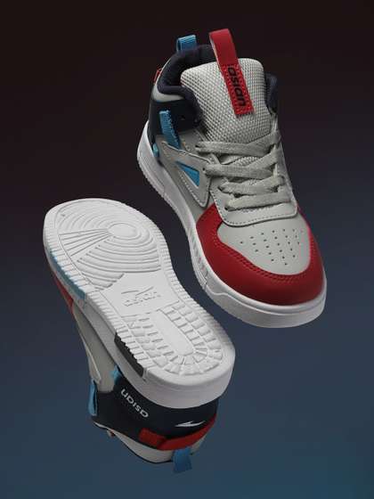 ASIAN Boys
                          TARZAN-11 Colourblocked Mid-Top Sneakers