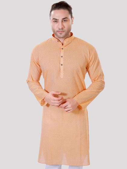 Maharaja Woven Design Straight Kurta