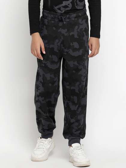 Lil Tomatoes Boys
                      Camouflage Printed Mid-Rise Joggers