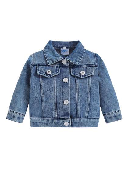 StyleCast Girls Patchwork Denim Jacket