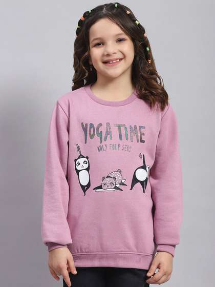 Monte Carlo Girls
                    Typography Printed Sweatshirt