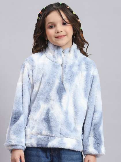 Monte Carlo Girls
                    Abstract Printed Stand Collar Sweatshirt
