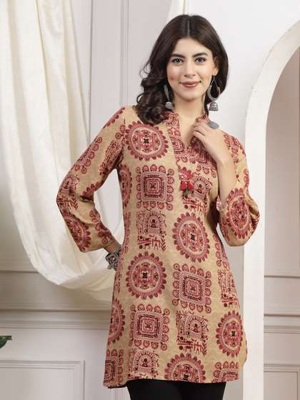 Nayam By Lakshita Printed A-Line Kurti
