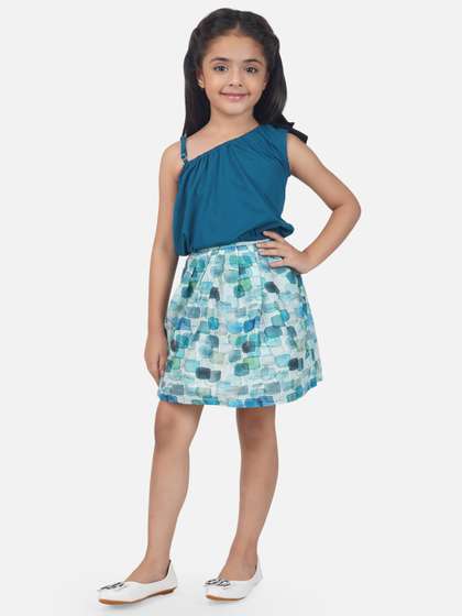 HERE&NOW Girls
                    Geometric Printed Clothing Set