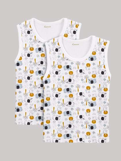 Kanvin Girls Pack Of 2
                    Printed Thermal Tops
