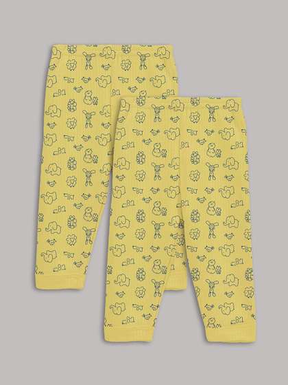Kanvin Boys Pack Of 2
                    Printed Thermal Bottoms