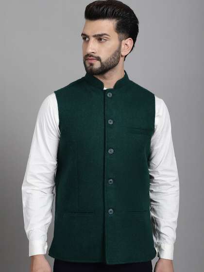 even Pure Wool Nehru Jackets