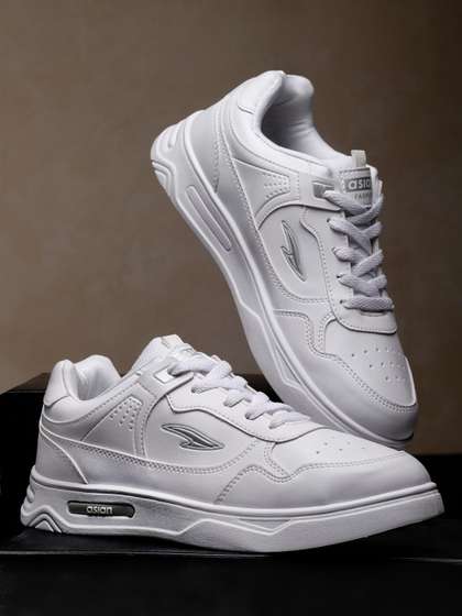 ASIAN Men
                          Boston-01Perforations Lace-Up Sneakers