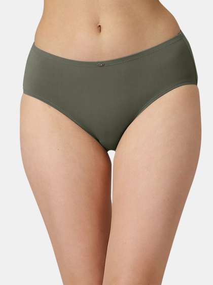 SOIE Women High
                          Rise Full Coverage Briefs CP-1134CLOUD-CLOUD