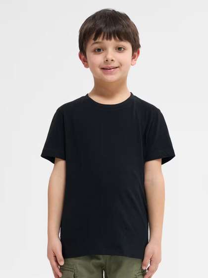 BAESD Kids Round Neck Bio Finish Pure Cotton T-shirt