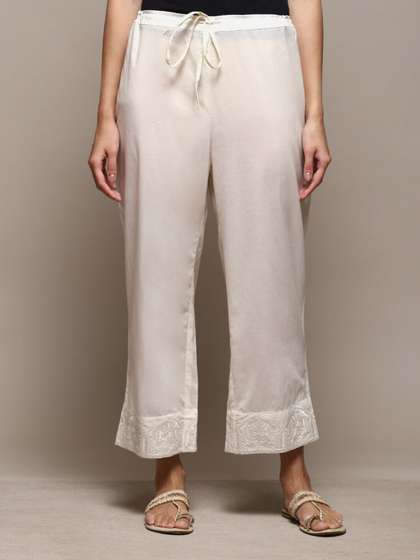 Biba Mid-Rise Wide Leg Flared Palazzos