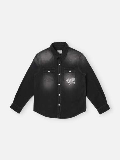 Pepe Jeans Boys Faded
                    Spread Collar Casual Shirt