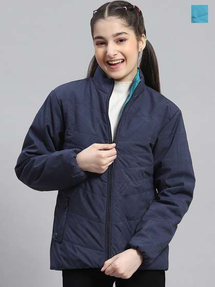 Monte Carlo Girls
                    Reversible Mock Collar Padded Jacket