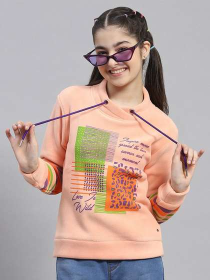 Monte Carlo Girls
                    Typography Printed Sweatshirt