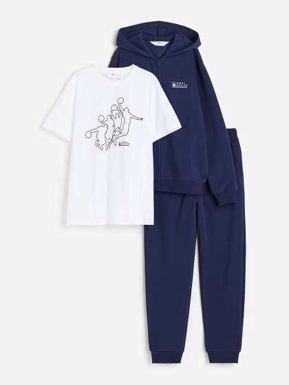H&M Boys 3-Piece Printed Set