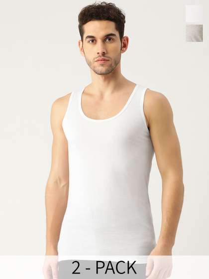 The Roadster
                        Lifestyle Co. Men Pack of 2 Pure Cotton
                        Sleeveless Innerwear Vests