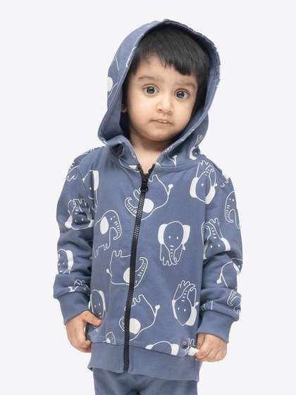 ariel Kids Graphic
                      Printed Hooded Cotton Sweatshirt