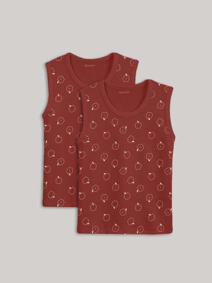 Kanvin Girls Pack of 2
                    Printed Thermal Tops