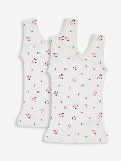 Kanvin Girls Pack of 2
                    Printed Thermal Tops