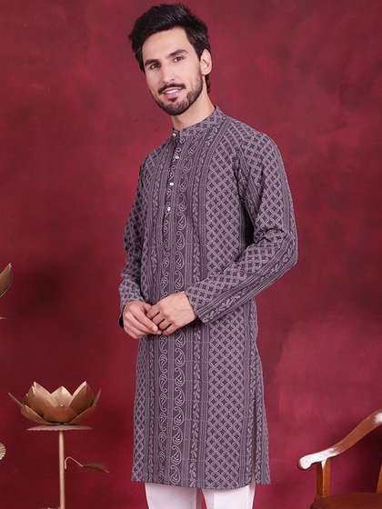 Jompers Chikankari Straight Kurtas
