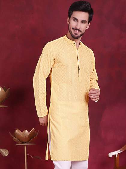 Jompers Chikankari Straight Kurtas