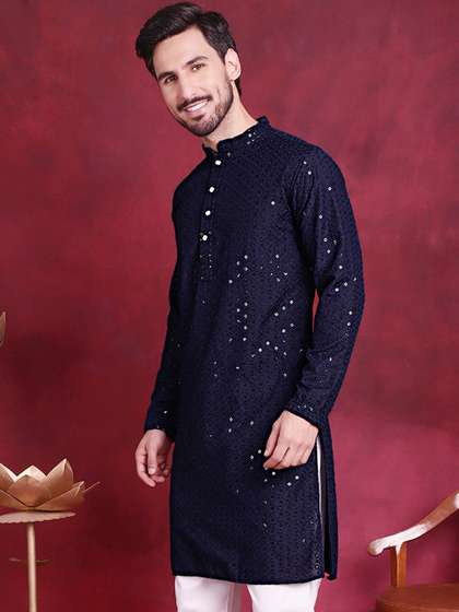 Jompers Ethnic Motif Embroidered Kurta