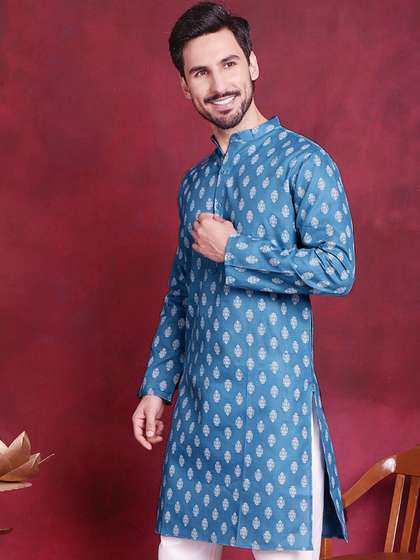 Jompers Ethnic Motif
                        Printed Straight Kurta