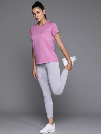 HRX by Hrithik
                          Roshan Reflective Elements Detailed Rapid-Dry
                          Training T-shirt