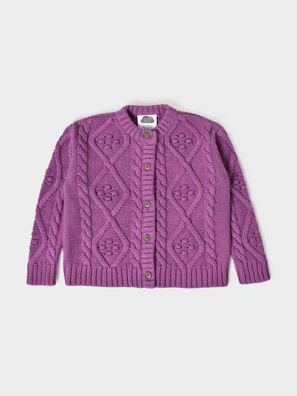 MiArcus Girls Self
                      Designed Acrylic Cardigan
