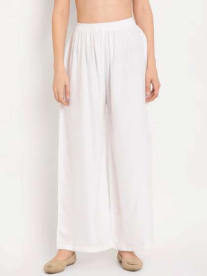 KALINI Flared Fit
                        Knitted Palazzos