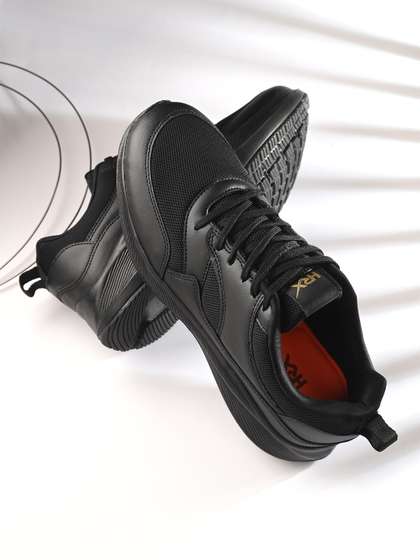 Price History of HRX by Hrithik Roshan Men Black Mesh Running