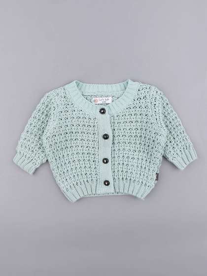 Cot'N Soft Boys Self
                    Designed Round Neck Cotton Cardigan