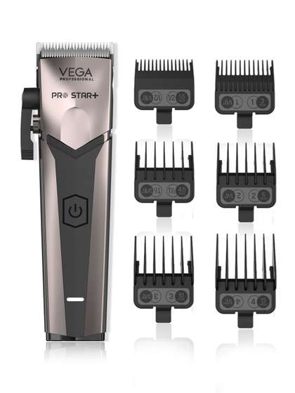 VEGA PROFESSIONAL Pro
                    Star+ Hair Clipper with 7000 RPM - Grey