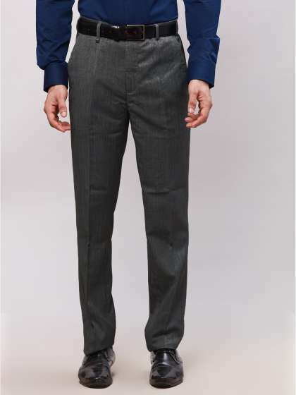 Price History of Raymond Men Slim Fit Pleated Trousers from Myntra 111 12152179