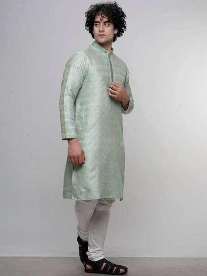 MAAHI FABS Thread Work Straight Kurta