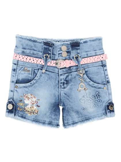 BAESD Girls Slim Fit Denim Shorts