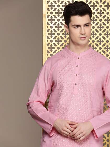 House of Pataudi Rozana Pure Cotton Kurta